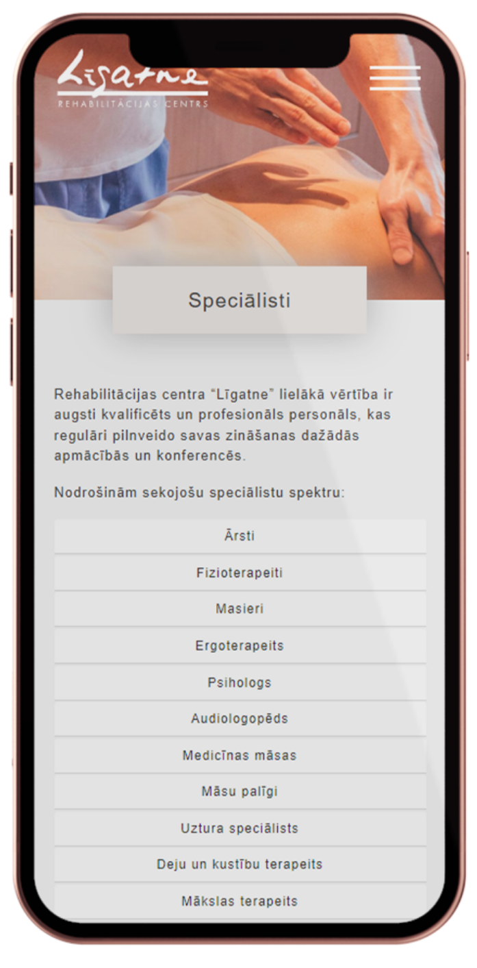 rehabilitācijas centrs līgatne - mājaslapas izstrāde4