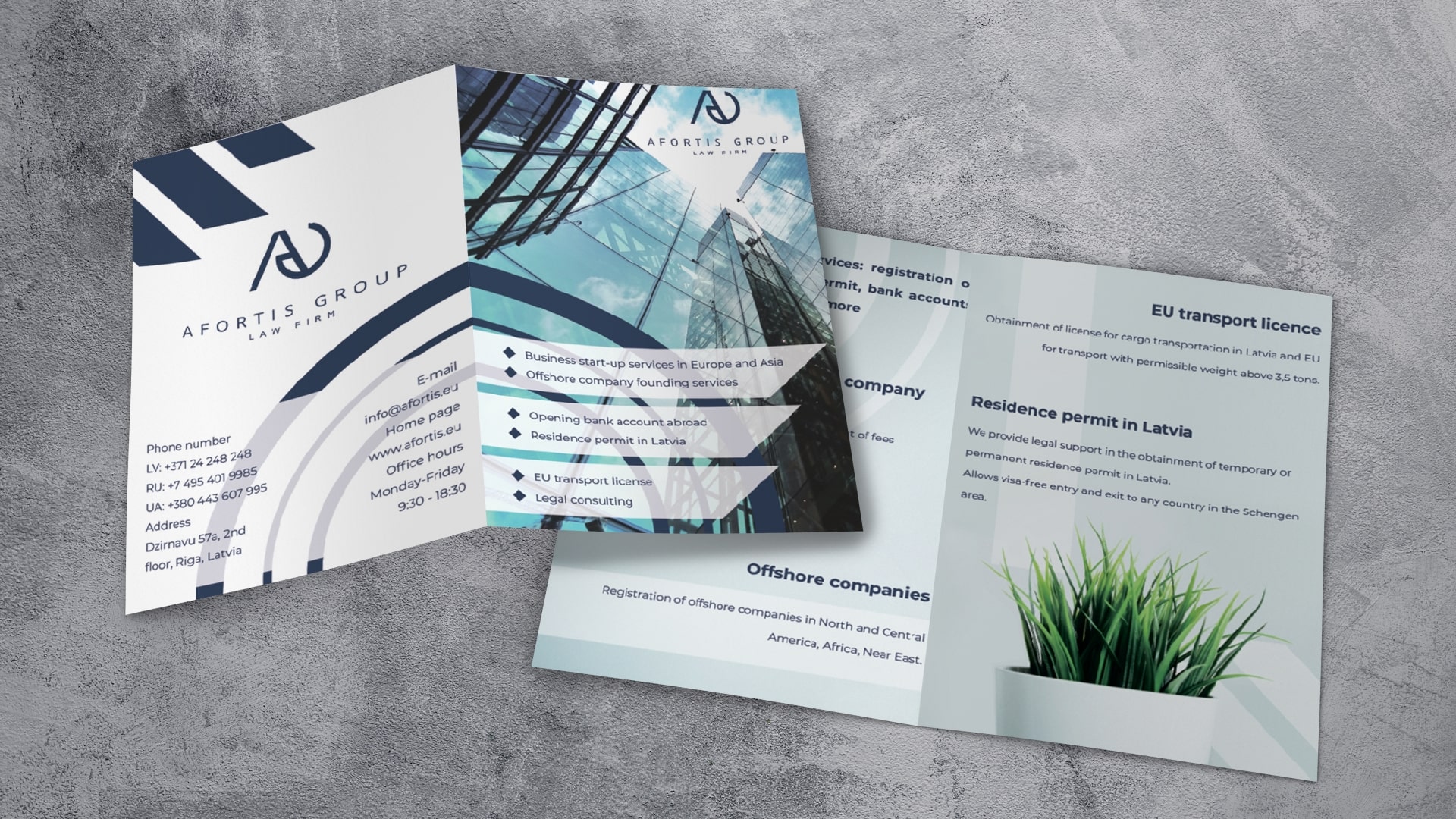 Afortis group - bukletu dizaina izstrāde, bukletu dizains – 2-min