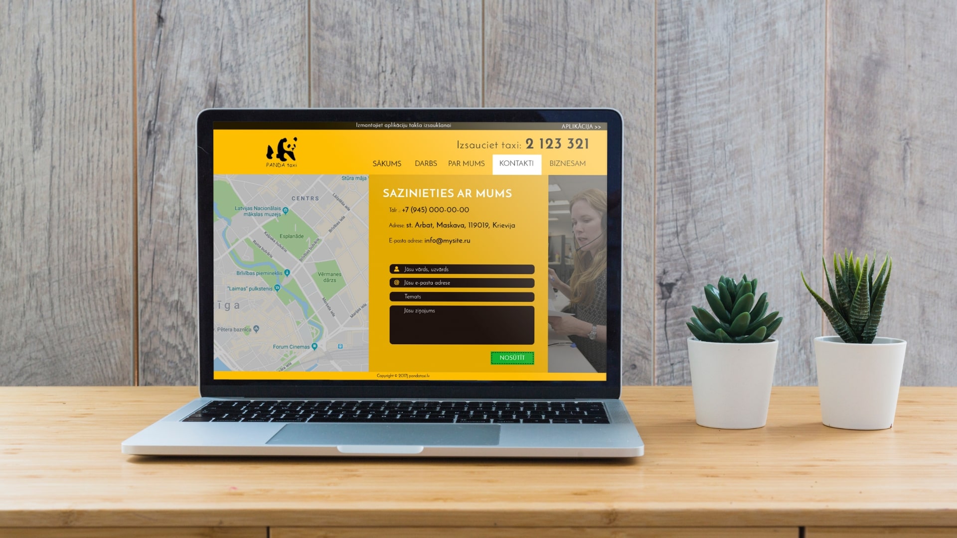 Panda Taxi - Mājaslapu dizaina izstrāde, mājaslapu dizains 3-min