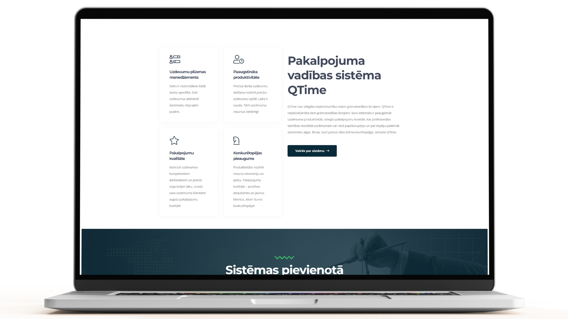 qtime accounting - mājaslapas izstrāde1